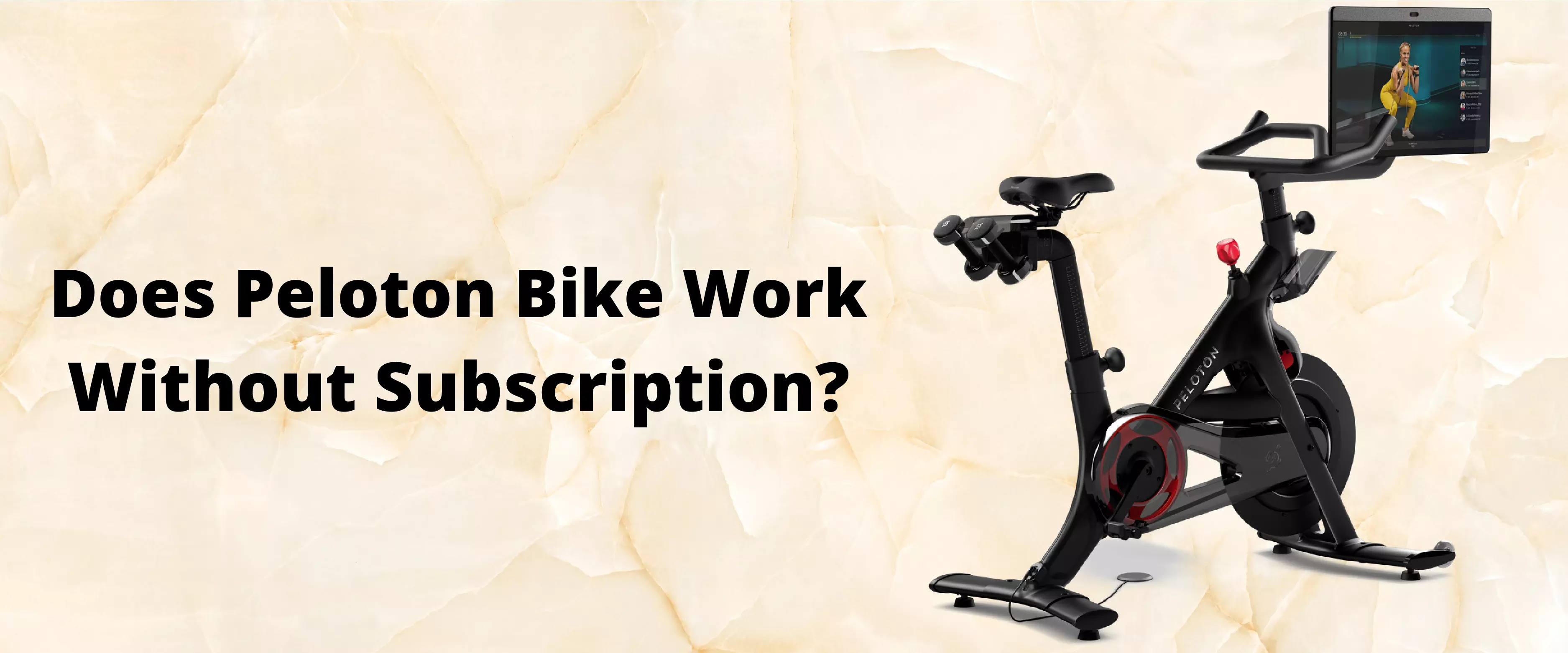 Does Peloton Bike Work Without Subscription