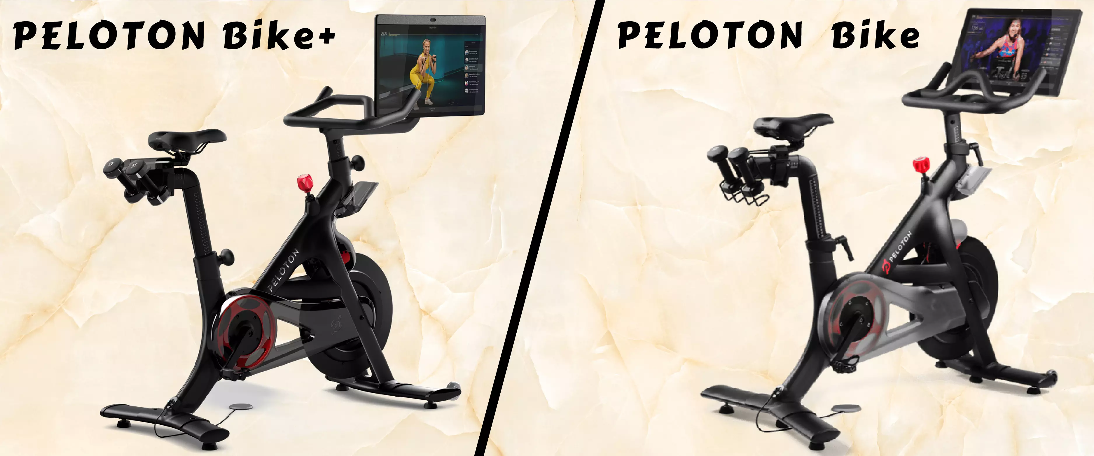 PELOTON Bike VS Peloton Bike plus