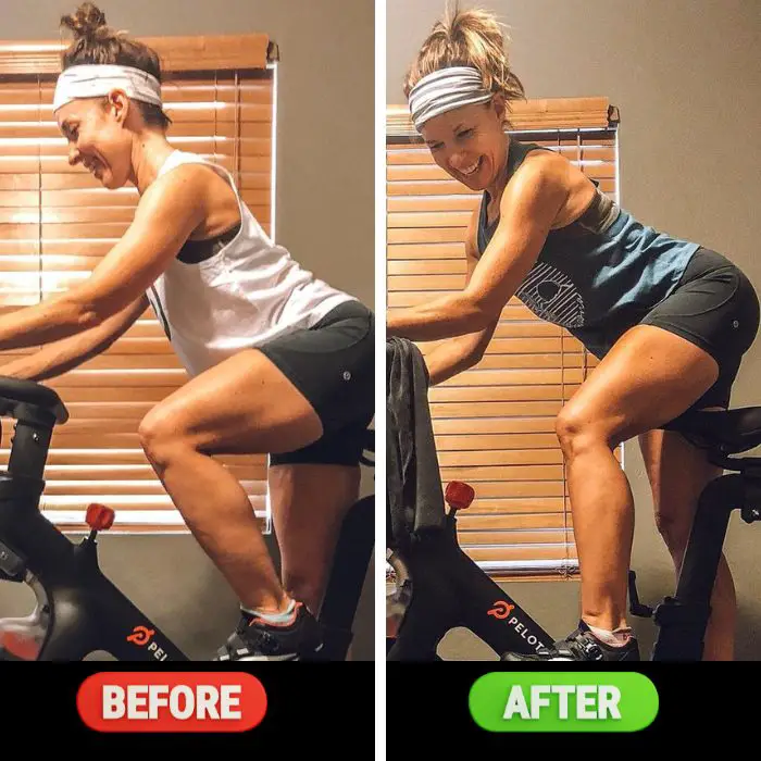 peloton before and after