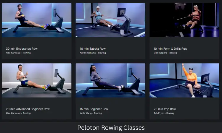 Peloton Rowing Classes
